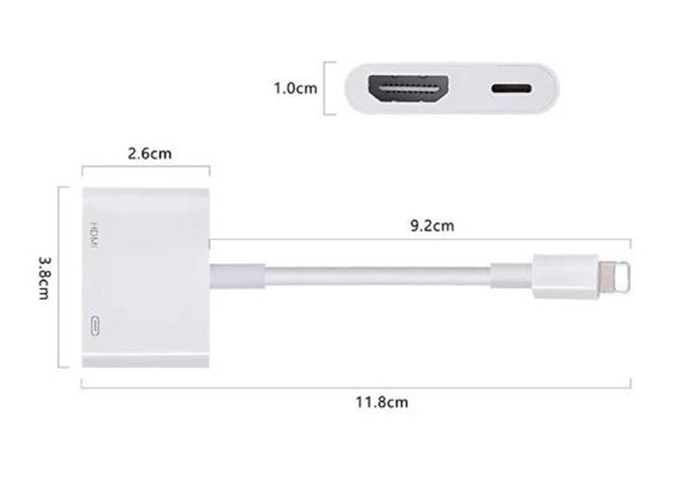 Câble de chargement adaptateur Lightning vers HDMI Câble de chargement adaptateur Lightning vers HDMI